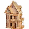 * All4Lessshop 3-D Wooden Puzzle Gothic House 3-D Wooden Puzzles