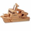 * All4Lessshop 3-D Wooden Puzzle Missile Speed-Boat Model -Affordable Gift For Your Little One! Item #Dchi-Wpz-P038 3-D Wooden Puzzles