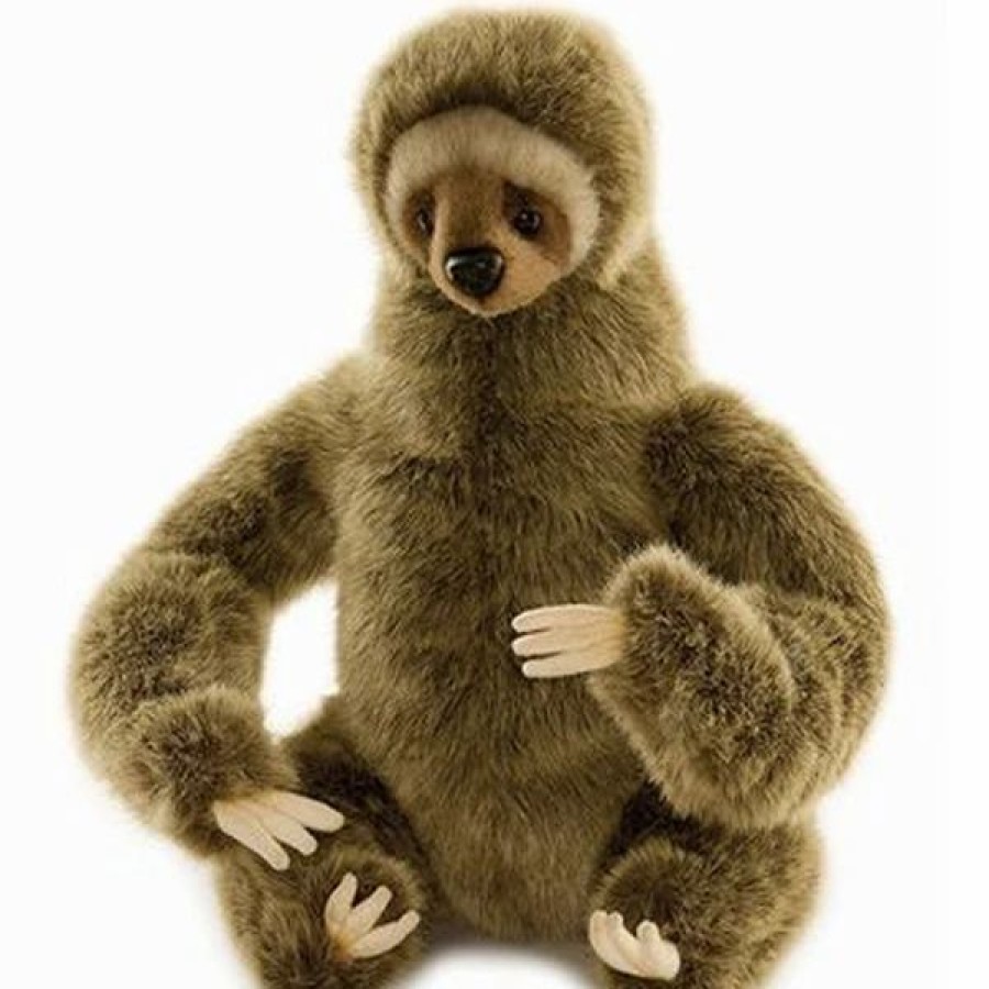 * Three Toed Sloth Toy Reproduction By Hansa, 13" Long -Affordable Gift For Your Little One! Item #Dhan-4284 Hansa Animals