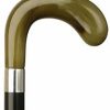 * Harvy Men Golf Cane Black Maple Shaft, Horn Handle -Affordable Gift For Your Loved One! Item #Dhar-12051 Walking Canes