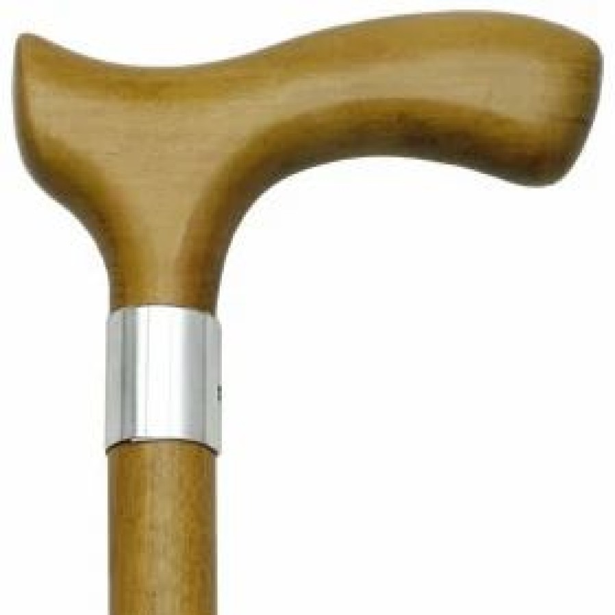 * Harvy Ladies Fritz Cane Scorched Shaft, Scorched Handle -Affordable Gift For Your Loved One! Item #Dhar-16219 Walking Canes