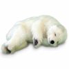 * Sleeping Polar Cub Toy Reproduction By Hansa, 12" Long -Affordable Gift For Your Little One! Item #Dhan-5260 Hansa Animals