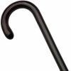 * Harvy Ladies Crook Cane Ebony Hand Rubbed High Gloss Ebony -Affordable Gift For Your Loved One! Item #Dhar-16716 Walking Canes