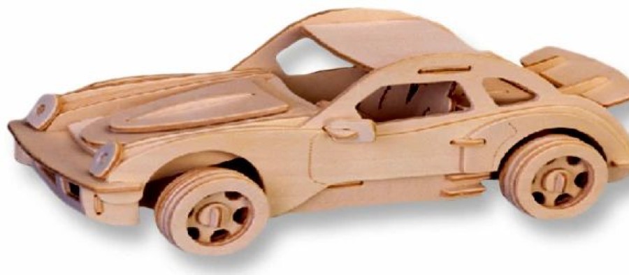 * All4Lessshop 3-D Wooden Puzzle Car Model P-911 -Affordable Gift For Your Little One! Item #Dchi-Wpz-P066 3-D Wooden Puzzles