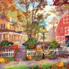 * Buffalo Games Country Life: Autumn Farmhouse 500 Piece Puzzle Fall Puzzles