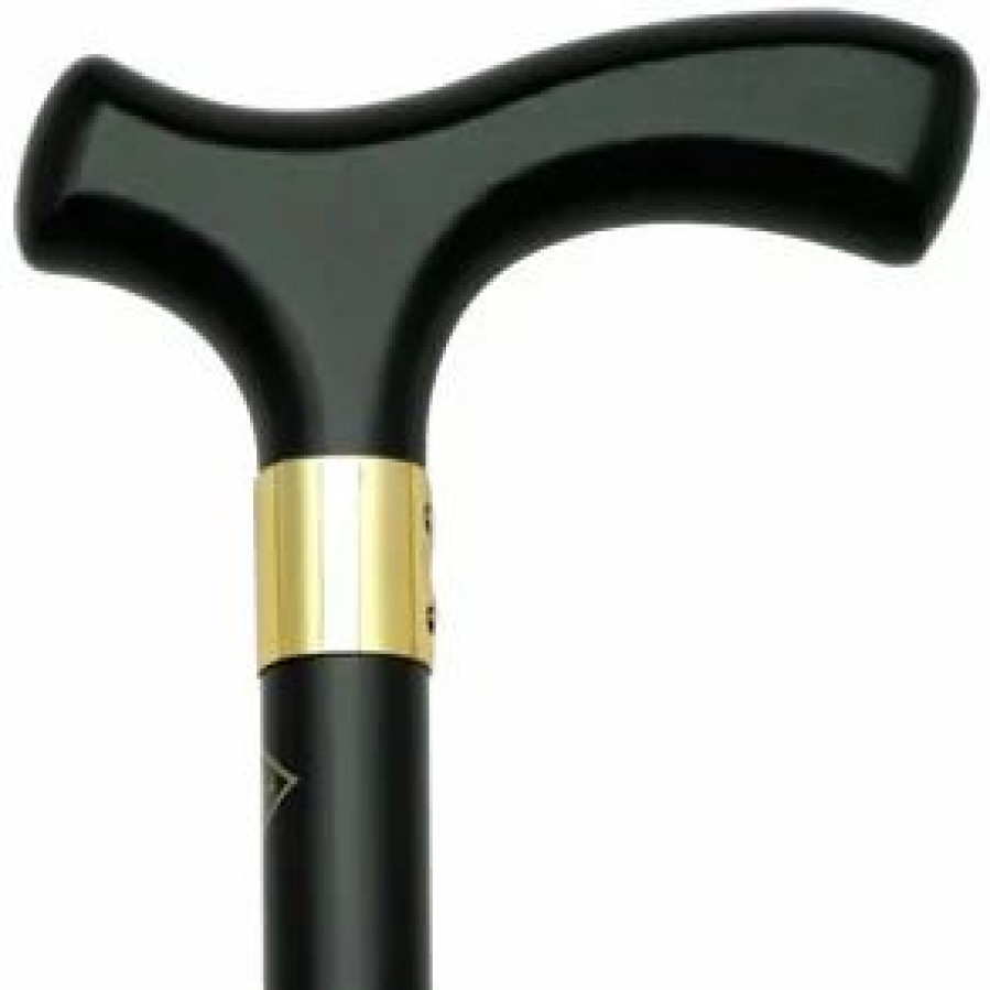 * Harvy Ladies Fashionable Fritz Cane Black-Comfortable! -Affordable Gift For Your Loved One! Item #Dhar-16218 Walking Canes