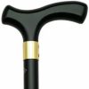 * Harvy Men Handsome Comfort Fritz Cane Black -Affordable Gift For Your Loved One! Item #Dhar-53080 Walking Canes