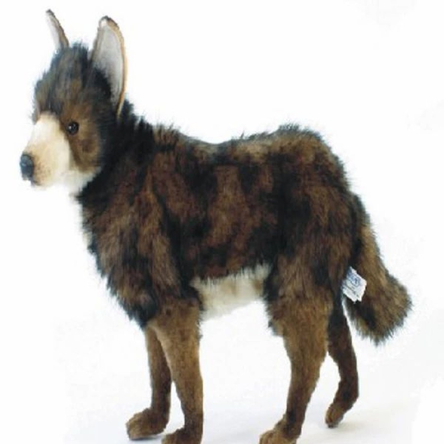 * Standing Coyote Toy Reproduction By Hansa, 20" Long -Affordable Gift For Your Little One! Item #Dhan-5208 Hansa Animals