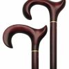 * Harvy Men Burgundy Wood Cane With Burgundy Shaft -Affordable Gift For Your Loved One! Item #Dhar-07653 Walking Canes