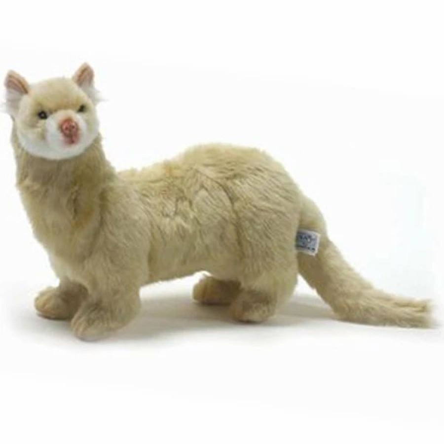 * Standing Ferret Cream Reproduction Hansa 16" -Affordable Gift For Your Little One! Item #Dhan-4555 Hansa Animals