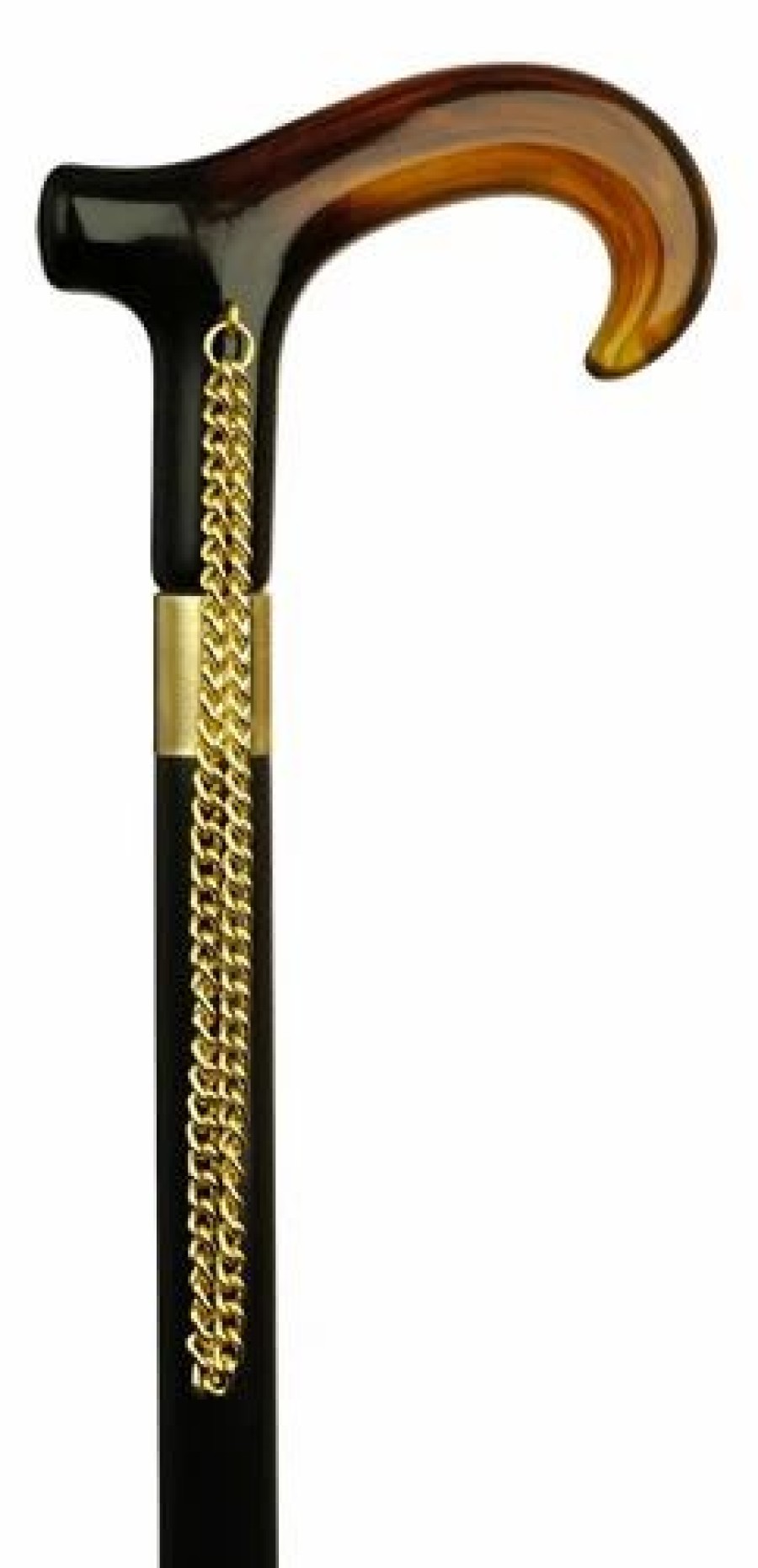 * Harvy Ladies Fashionable, Comfortable Cane Black Maple Shaft -Affordable Gift For Your Loved One! Item #Dhar-13129 Walking Canes