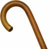 * Harvy Men Crook Cane High Gloss Cherry Maple -Affordable Gift For Your Loved One! Item #Dhar-84860 Walking Canes