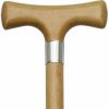 * Harvy Men T Cane Scorched Shaft, Scorched Handle -Affordable Gift For Your Loved One! Item #Dhar-54090 Walking Canes