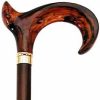 * Harvy Men Anatomical Derby Cane Cherry With Acrylic Handle -Affordable Gift For Your Loved One! Item #Dhar-07657 Walking Canes