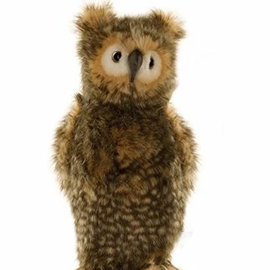 * Owl With Moving Head Toy Reproduction Hansa 13" -Affordable Gift For Your Little One! Item #Dhan-4466 Hansa Animals