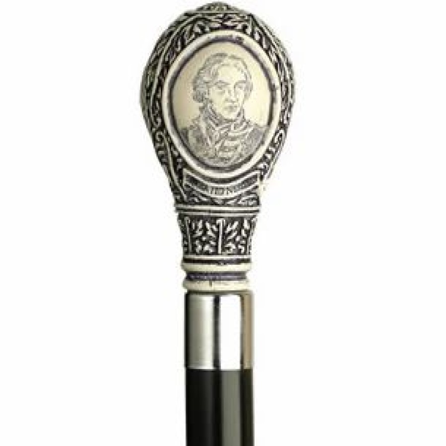 * Harvy Uni Lord Nelson Cane Black Shaft -Affordable Gift For Your Loved One! Item #Dhar-10708 Walking Canes