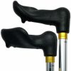 * Harvy Uni Adjustable Palm Grip Cane Chrome Right Hand -Affordable Gift For Your Loved One! Item #Dhar-50911 Walking Canes