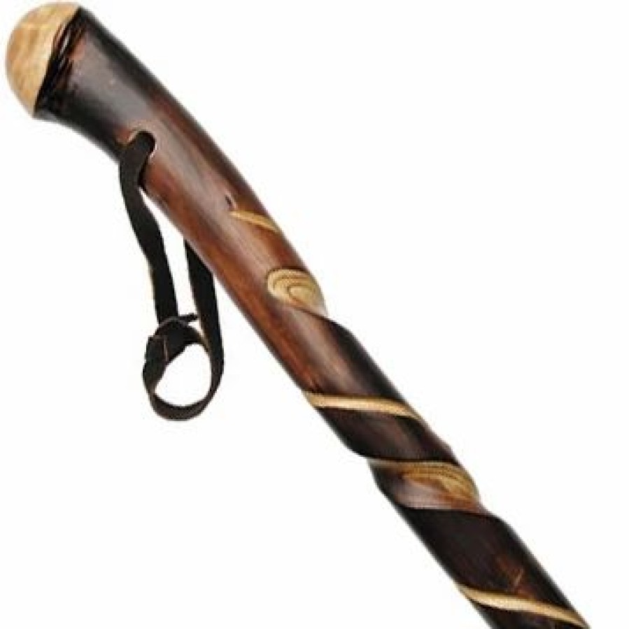 * Harvy Uni Knob Cane Scorched Natural Chestnut -Affordable Gift For Your Loved One! Item #Dhar-07694 Walking Canes