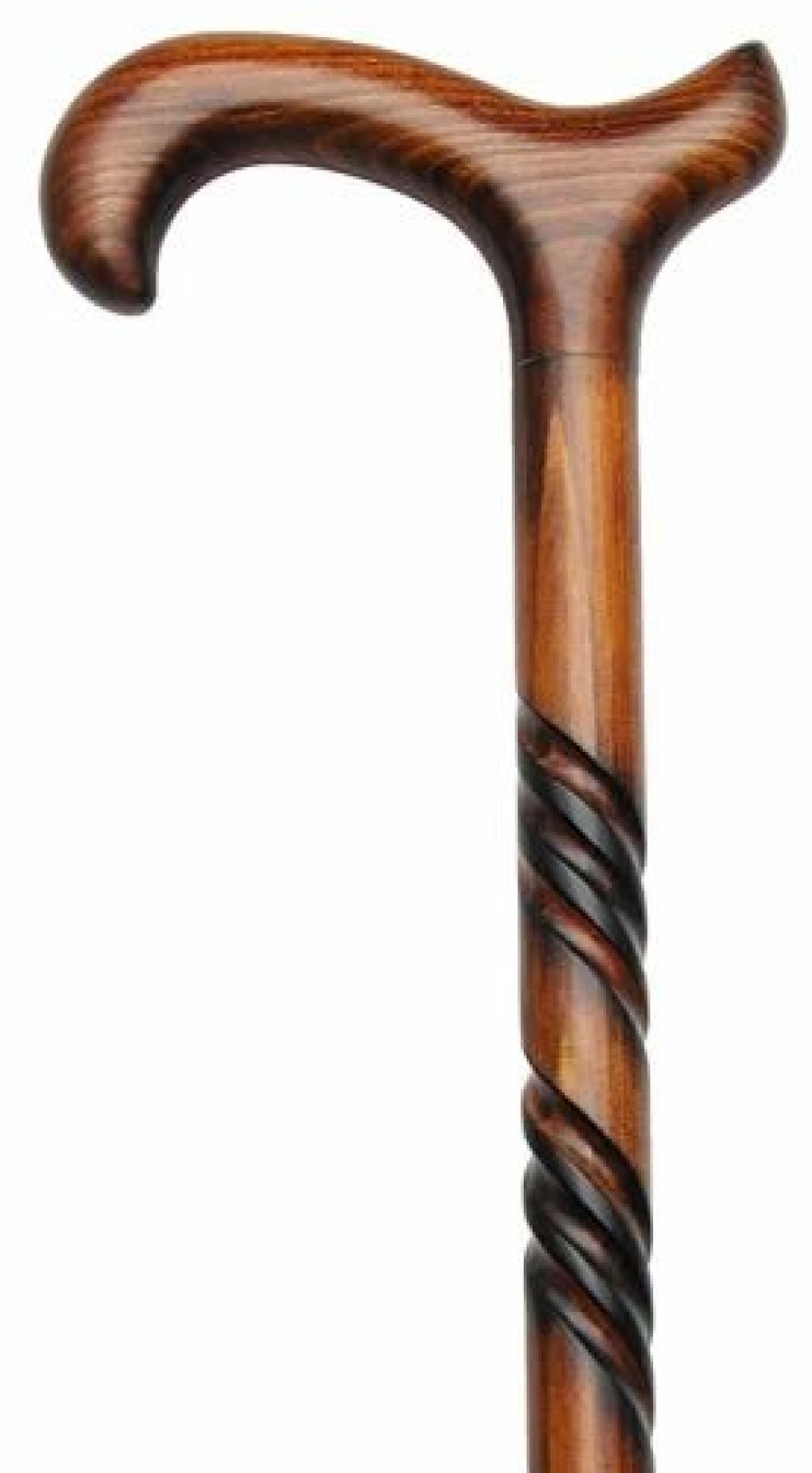 * Harvy Ladies Derby Cane Scorched Cherry -Affordable Gift For Your Loved One! Item #Dhar-07830 Walking Canes