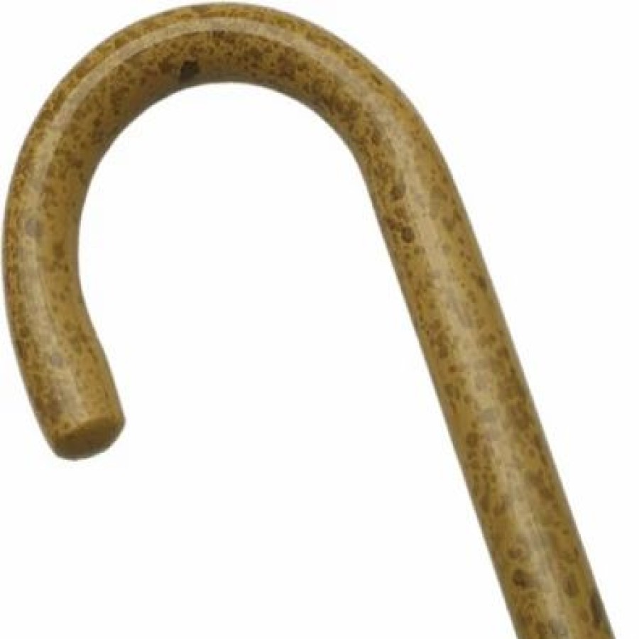 * Harvy Uni Round Nose Crook Cane Malacca -Affordable Gift For Your Loved One! Item #Dhar-35011 Walking Canes