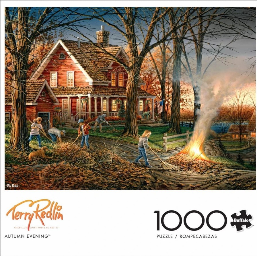 * Buffalo Games Terry Redlin: Autumn Evening 1000 Piece Jigsaw Puzzle Fall Puzzles