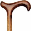 * Harvy Ladies Derby Cane Scorched Ramin Wood -Affordable Gift For Your Loved One! Item #Dhar-07722 Walking Canes