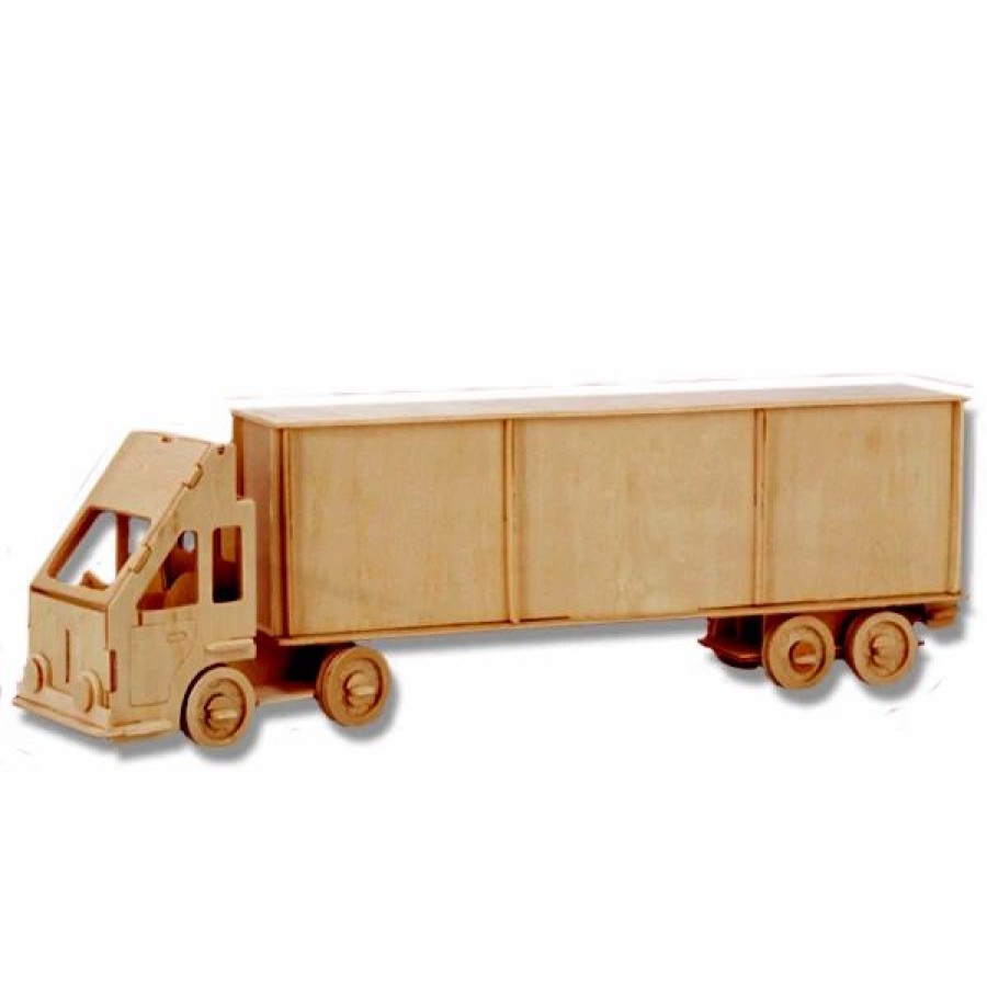 * All4Lessshop 3-D Wooden Puzzle Container Freight Liner -Affordable Gift For Your Little One! Item #Dchi-Wpz-P097 3-D Wooden Puzzles