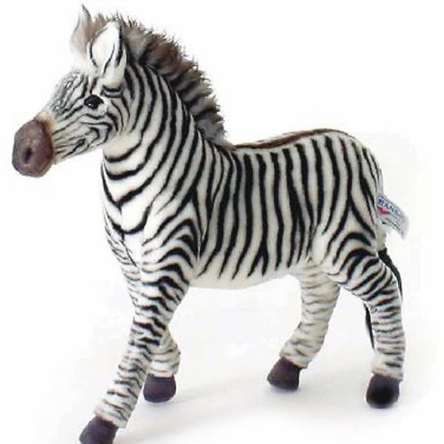 * Grevy'S Zebra Toy Reproduction By Hansa, 13" Tall -Affordable Gift For Your Little One! Item #Dhan-5153 Hansa Animals