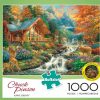 * Buffalo Games Chuck Pinson Alpine Serenity 1000 Piece Jigsaw Puzzle Fall Puzzles