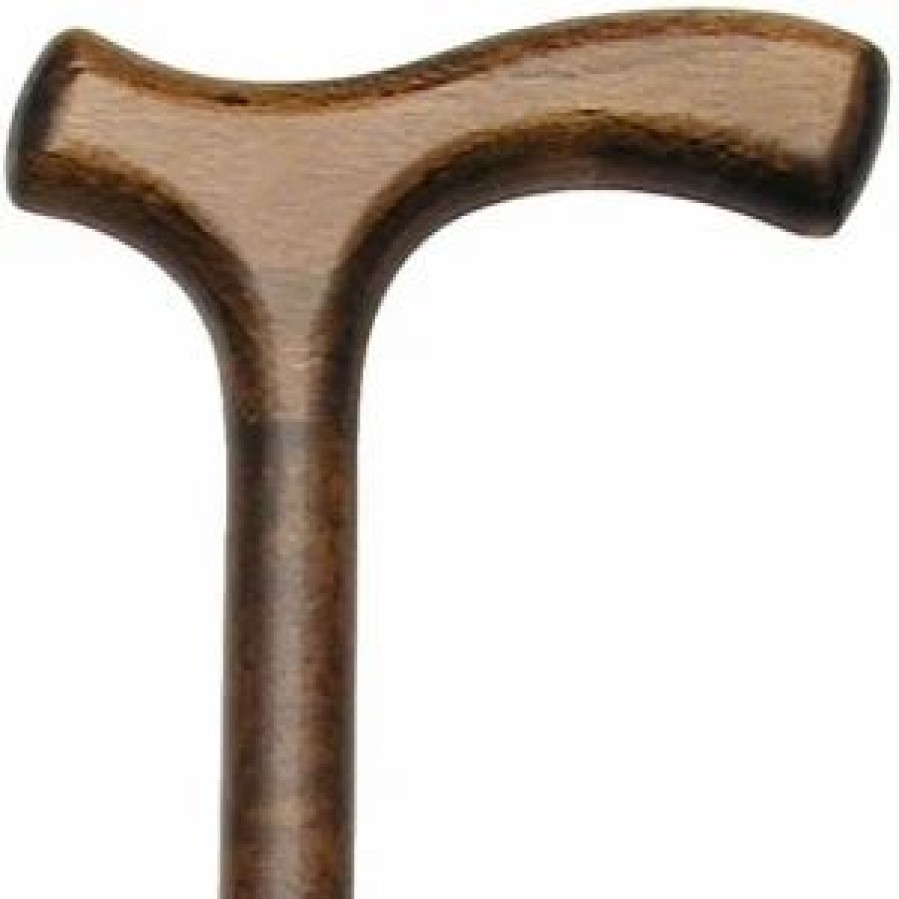 * Harvy Ladies First Choice Fritz Cane Walnut Beechwood -Affordable Gift For Your Loved One! Item #Dhar-07710 Walking Canes