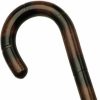 * Harvy Ladies Stylish Round Nose Crook Cane Stepped Walnut -Affordable Gift For Your Loved One! Item #Dhar-15407 Walking Canes