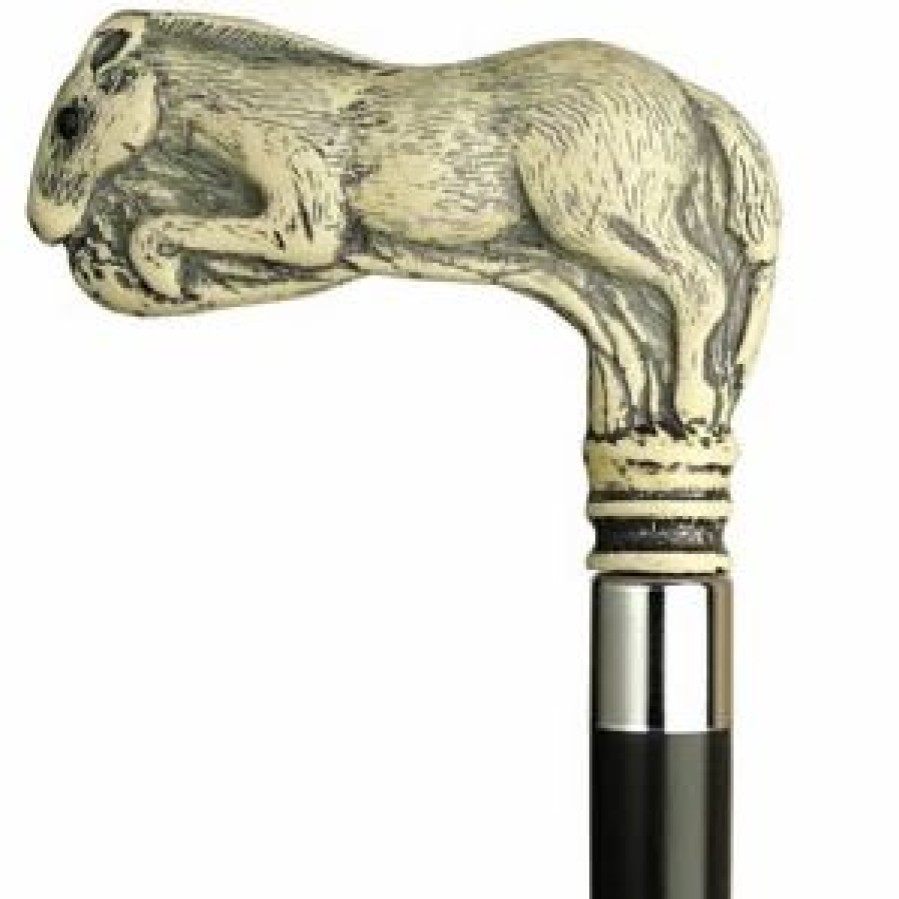 * Harvy Uni Running Horse Cane Black Shaft -Affordable Gift For Your Loved One! Item #Dhar-10738 Walking Canes