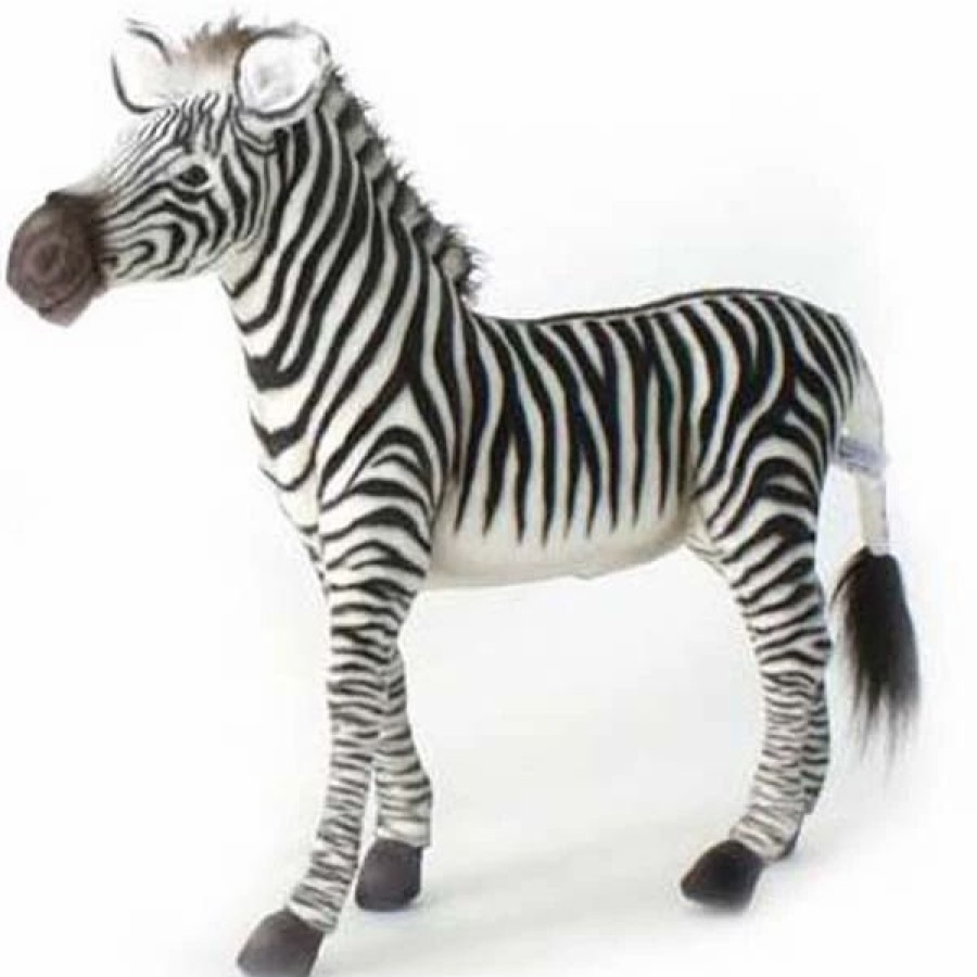 * Grevy'S Zebra Toy Reproduction By Hansa, 26" Long -Affordable Gift For Your Little One! Item #Dhan-5184 Hansa Animals