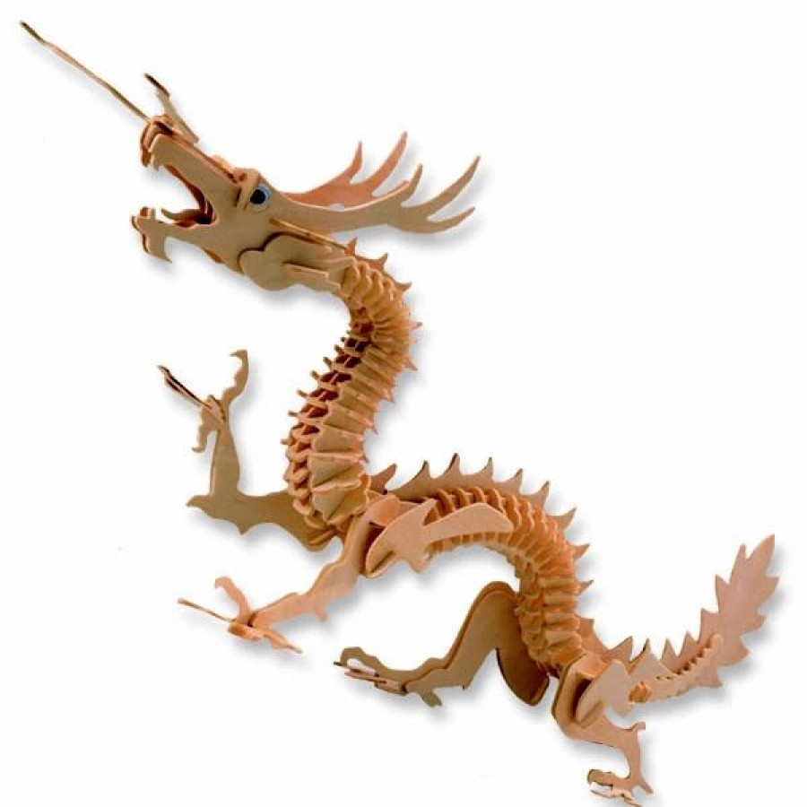 * All4Lessshop 3-D Wooden Puzzle Dragon -Affordable Gift For Your Little One! Item #Dchi-Wpz-M005 3-D Wooden Puzzles