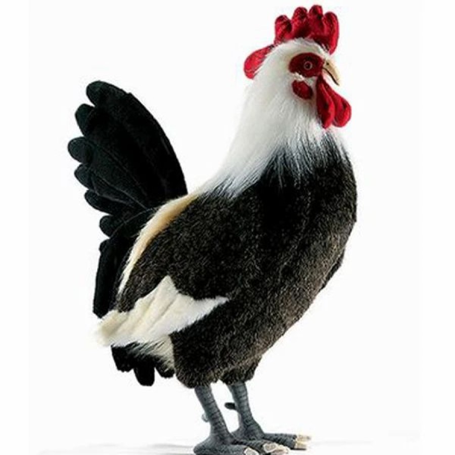 * Alimpex Rooster Toy Reproduction By Hansa, 17" Tall -Affordable Gift For Your Little One! Item #Dhan-4170 Hansa Animals