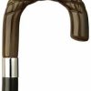 * Harvy Men Diamond Crook Cane Maple With Horn Handle -Affordable Gift For Your Loved One! Item #Dhar-12111 Walking Canes