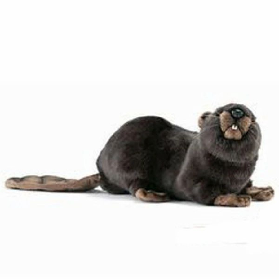 * Beaver Toy Reproduction By Hansa, 10" Long -Affordable Gift For Your Little One! Item #Dhan-3841 Hansa Animals