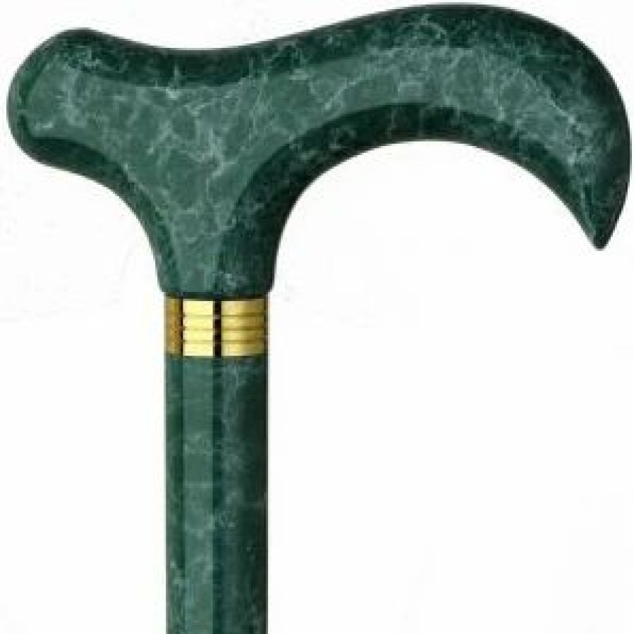 * Harvy Ladies Derby Cane Sea Foam Maple Shaft, Print Handle -Affordable Gift For Your Loved One! Item #Dhar-16920 Walking Canes