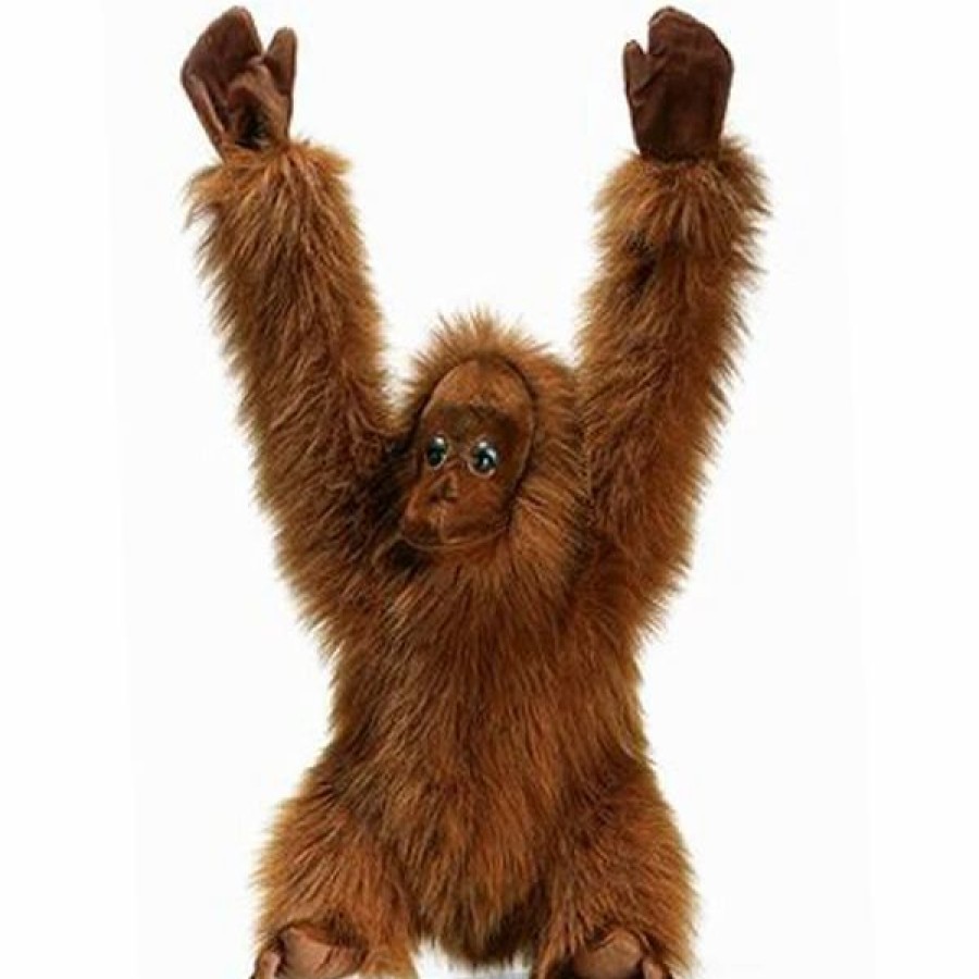 * Orangutan Kid Toy Reproduction By Hansa, 13" Tall -Affordable Gift For Your Little One! Item #Dhan-4716 Hansa Animals