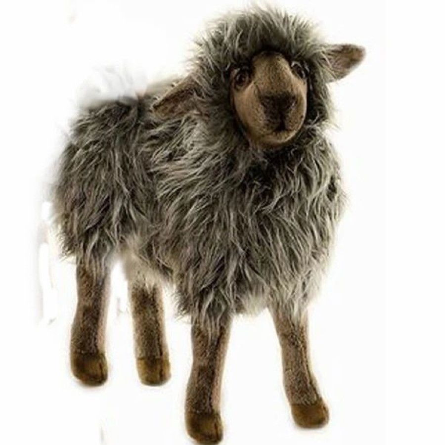 * Black Sheep Mama Toy Reproduction By Hansa, 14" Tall -Affordable Gift For Your Little One! Item #Dhan-3453 Hansa Animals