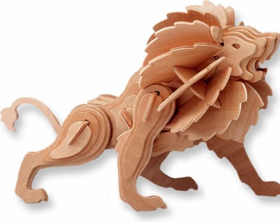 * All4Lessshop 3-D Wooden Puzzle Lion 3-D Wooden Puzzles