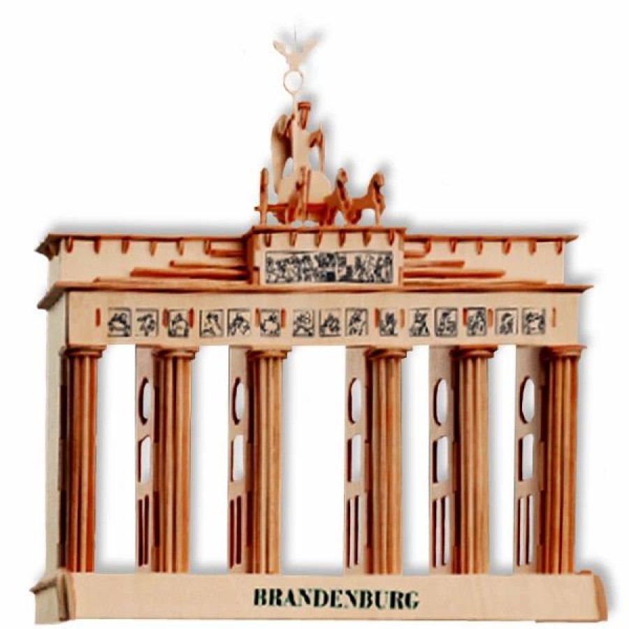 * All4Lessshop 3-D Wooden Puzzle Brandenburg -Affordable Gift For Your Little One! Item #Dchi-Wpz-P078 3-D Wooden Puzzles