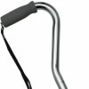 * Harvy Men Adjustable Center Balance Offset Cane Silver -Affordable Gift For Your Loved One! Item #Dhar-51911 Walking Canes