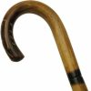 * Harvy Uni Nose Crook Cane Stepped/Scorched Rattan -Affordable Gift For Your Loved One! Item #Dhar-39000 Walking Canes