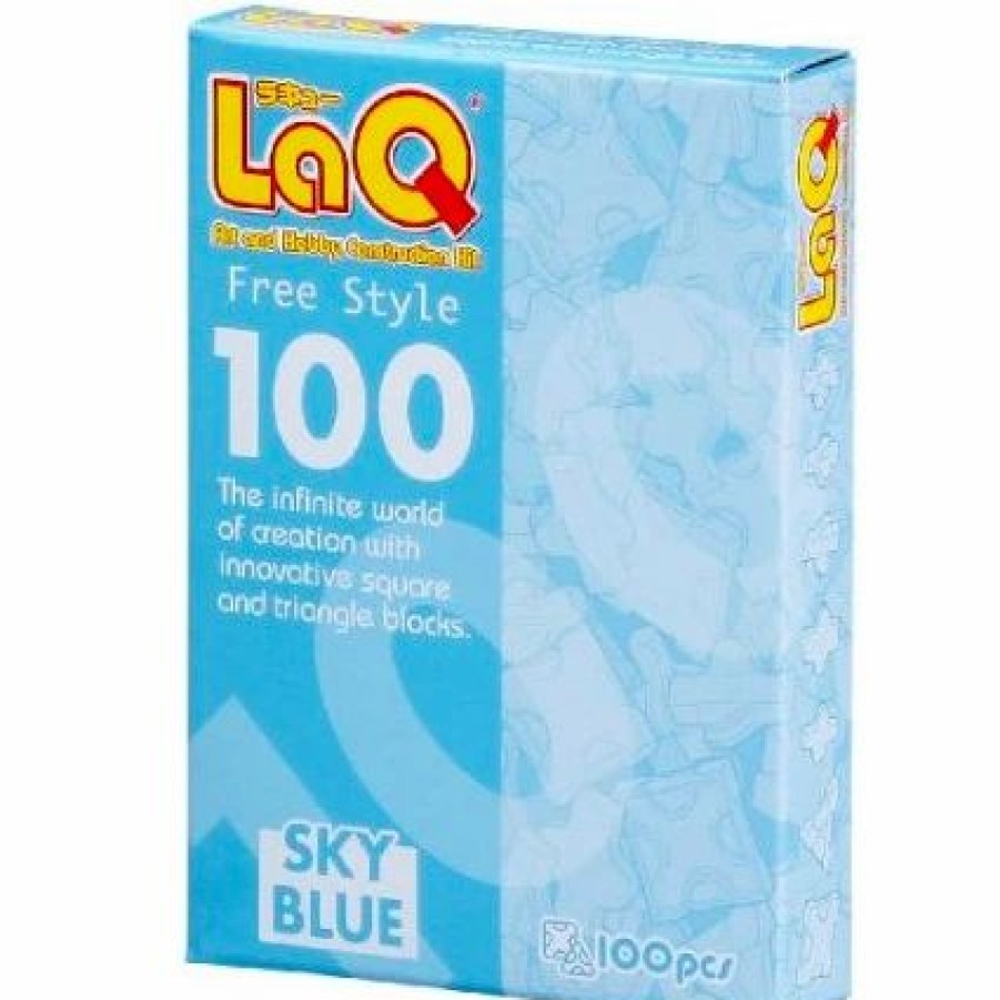 * Laq Skyblue Free Style Set Of 100 Fun Play Set Pieces! -Affordable Gift For Your Little One! Item #Dlaq-000477 Laq Puzzles