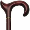 * Harvy Men Anatomical Derby Cane Burgundy Maple Handle -Affordable Gift For Your Loved One! Item #Dhar-07639 Walking Canes