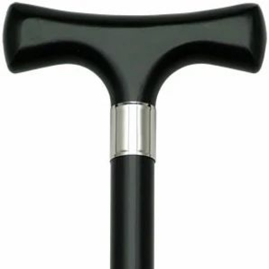 * King Of Canes Ladies Stylish Comfort T Cane Black -Affordable Gift For Your Loved One! Item #Dhar-16318 Walking Canes