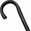 * Harvy Men Round Nose Crook Cane Black Genuine Chestnut -Affordable Gift For Your Loved One! Item #Dhar-34380 Walking Canes