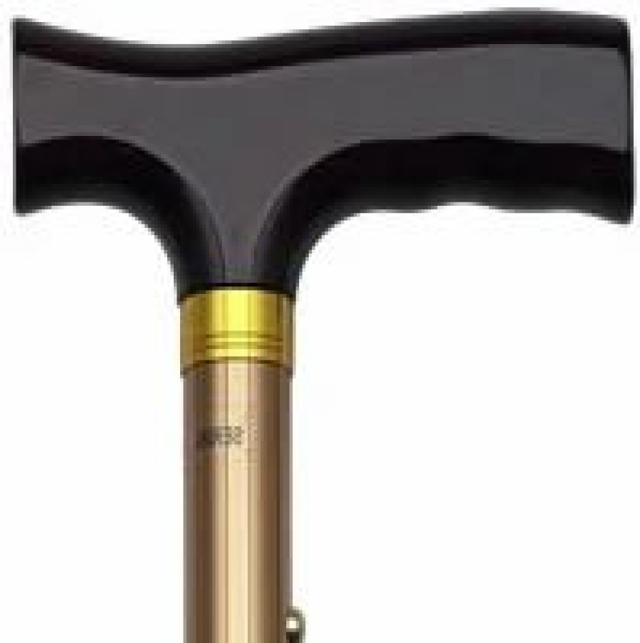 * King Of Canes Uni Folding Adjustable Fritz Cane Bronze Aluminum -Affordable Gift For Your Loved One! Item #Dhar-52303 Walking Canes