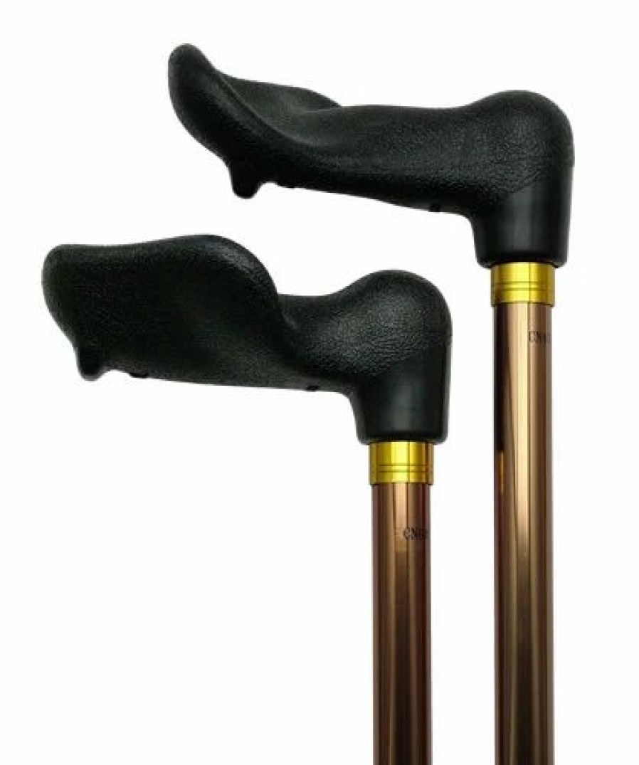 * Harvy Uni Adjustable Palm Grip Cane Bronze Brass Ring -Affordable Gift For Your Loved One! Item #Dhar-51203 Walking Canes